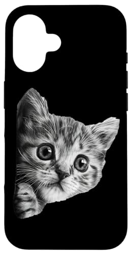 Peeking Grey Cat Hülle für iPhone 16 Peeking Grey Cat Hülle für iPhone 16 von Quinn Cafe