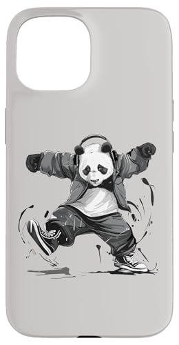 Tanzender Panda — Popkultur Hülle für iPhone 15 Tanzender Panda — Popkultur Hülle für iPhone 15 von Quinn Cafe
