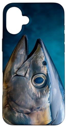 Wilder Thunfischkopf Hülle für iPhone 16 Plus von Quinn Cafe