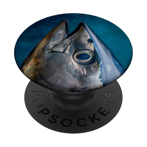 Wilder Thunfischkopf PopSockets Klebender PopGrip Wilder Thunfischkopf PopSockets Klebender PopGrip von Quinn Cafe