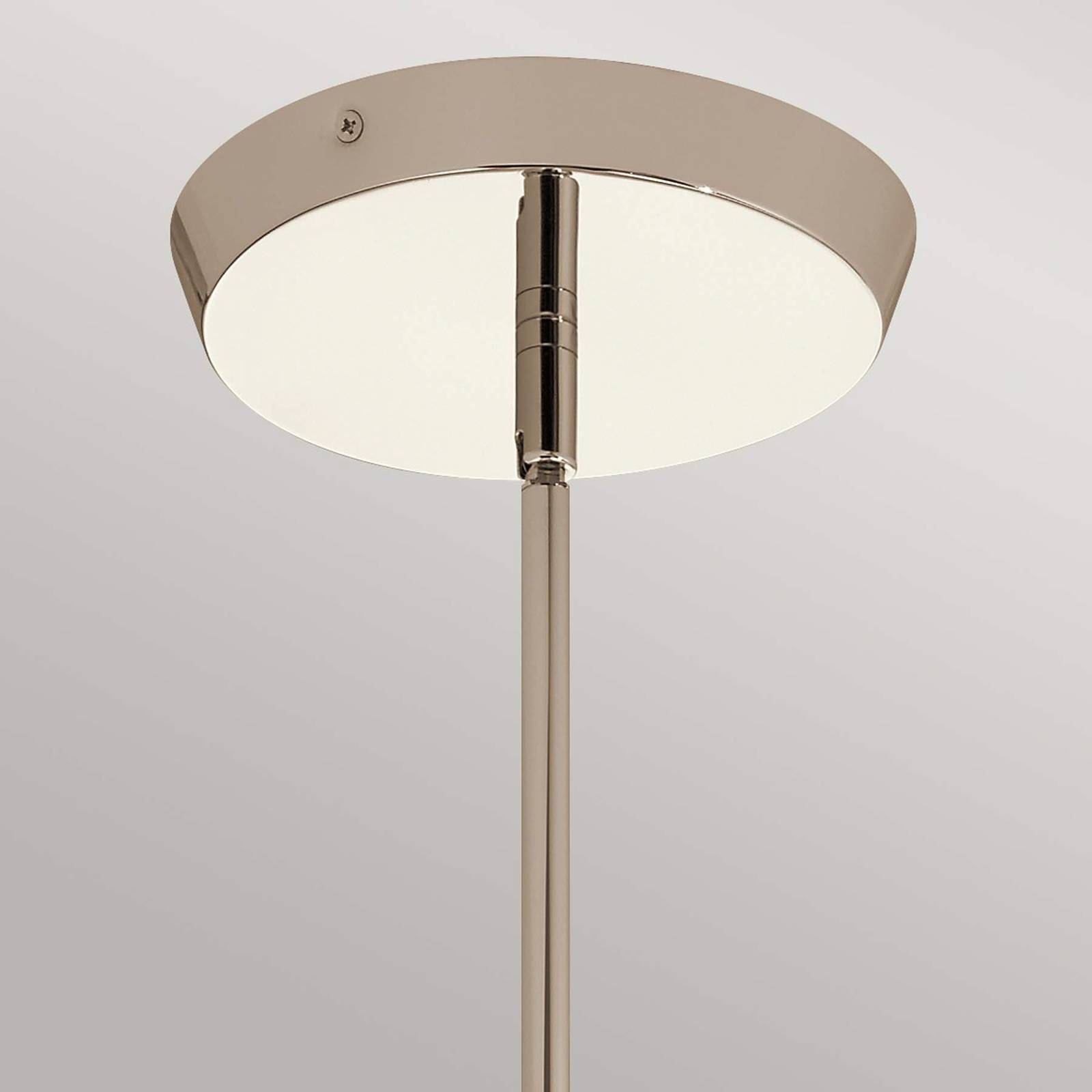 LED-Hängeleuchte Kayva, IP44, 4-flammig, nickel poliert LED-Hängeleuchte Kayva, IP44, 4-flammig, nickel poliert von Quintiesse
