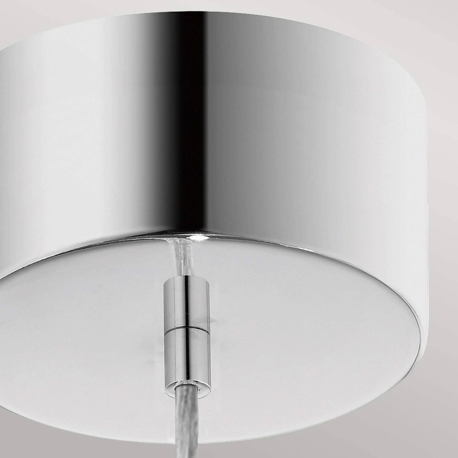 LED-Hängeleuchte Moonlit, chromfarben, Alu, Ø 20 cm, Kugel LED-Hängeleuchte Moonlit, chromfarben, Alu, Ø 20 cm, Kugel von Quintiesse
