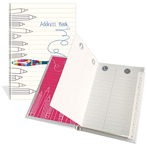 Adressbuch im Taschenformat – Make a Note! Design- 104 Seiten, 91 x 130 mm von Quire Collections