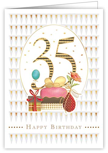 Geburtstagskarte "Happy Birthday" 35 von Quire Collections