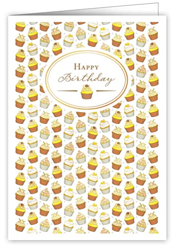 Karte Happy Birthday Cupcakes von Quire Collections