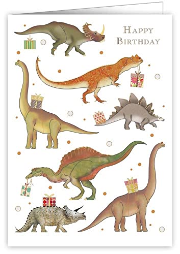 Karte Happy Birthday Dinosaurier von Quire Collections