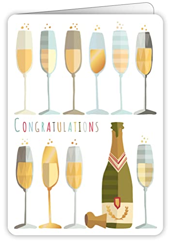 Quire Colourround Card Champagner-Toast von Quire Collections