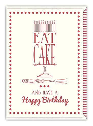 Quire Impressive Card Happy Birthday Eat Cake von Quire Collections