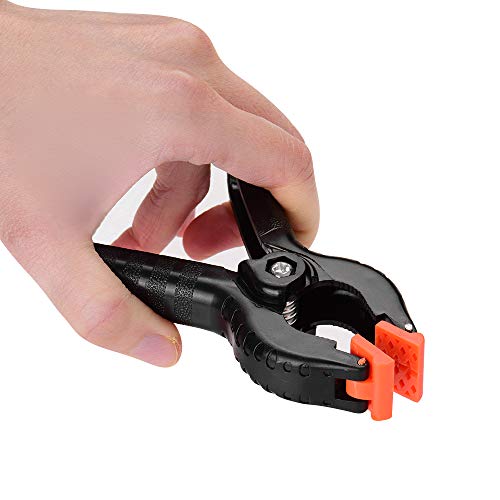 Qukaim 12 Stück Hintergrund-Federklemmen für Fotostudio, starke Griff-Clips für Papier-Foto-Hintergründe und Reflektoren, ideal für Hintergrund-Setup und Unterstützung Qukaim 12 Stück Hintergrund-Federklemmen für Fotostudio, starke Griff-Clips für Papier-Foto-Hintergründe und Reflektoren, ideal für Hintergrund-Setup und Unterstützung von Qukaim