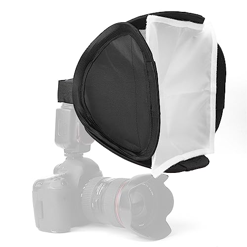 Qukaim 23 cm Kunststoff-Softbox für Spiegelreflexkamera, tragbar, faltbar, Softbox für tragbare Verwendung, kompaktes Design Qukaim 23 cm Kunststoff-Softbox für Spiegelreflexkamera, tragbar, faltbar, Softbox für tragbare Verwendung, kompaktes Design von Qukaim