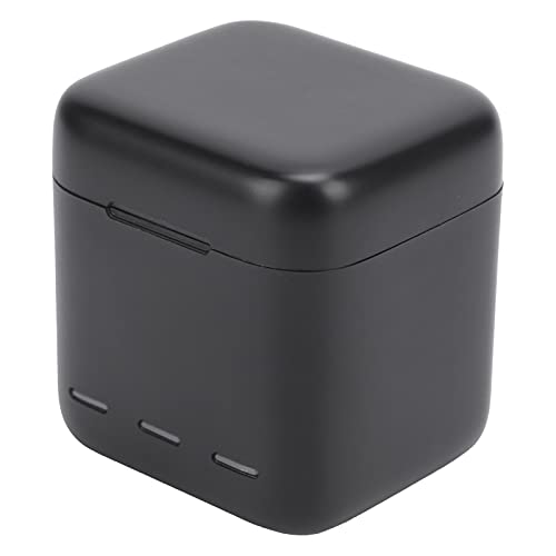 Qukaim 3-K Batterieladegerät, Batteriespeicherung Ladekoffer Box für Hero 9, Action Kamera Akku USB Ladegerät, Kompaktes Design, Tragbare Ladelösung von Qukaim