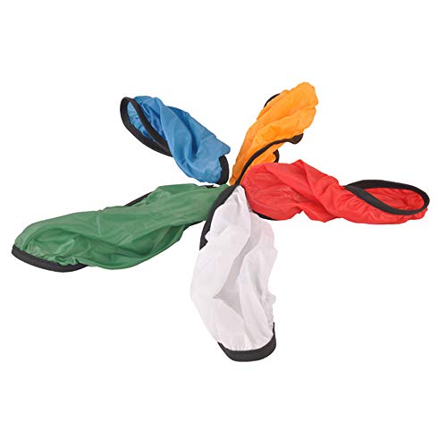 Qukaim 5 x Fotografie-Lichtschatten, weiche Diffusor-Abdeckung, blau/rot/grün/weiß/gelb, für 45°/55°-Studio-Licht, Taschenlampen-Diffusor, weiche Abdeckung Qukaim 5 x Fotografie-Lichtschatten, weiche Diffusor-Abdeckung, blau/rot/grün/weiß/gelb, für 45°/55°-Studio-Licht, Taschenlampen-Diffusor, weiche Abdeckung von Qukaim