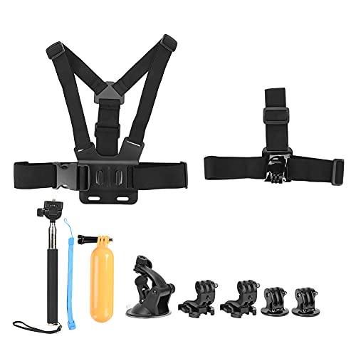 Qukaim 6 in 1 Universal Action Kamera Accories Kit für Hero 7 5 6, Sportkamera Accories, Action Kamera Kopfgurt, kompatibel mit den meisten Action-Kameras Qukaim 6 in 1 Universal Action Kamera Accories Kit für Hero 7 5 6, Sportkamera Accories, Action Kamera Kopfgurt, kompatibel mit den meisten Action-Kameras von Qukaim