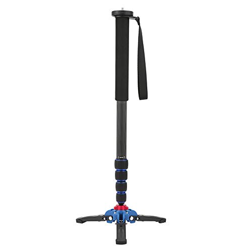 Qukaim C-222+M-1 Tragbares Teleskop-Einbeinstativ aus Kohlefaser für DSLR-Kamera, leicht, Bergsteigerstock, 60 cm verlängerte Länge, 1,2 kg Kapazität Qukaim C-222+M-1 Tragbares Teleskop-Einbeinstativ aus Kohlefaser für DSLR-Kamera, leicht, Bergsteigerstock, 60 cm verlängerte Länge, 1,2 kg Kapazität von Qukaim
