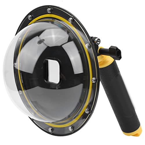 Qukaim Fisheye Sphere Diving Face Shield Waterproof Case, Compatible with Hero9, Action Camera Waterproof Cover, Water Lens Diving Accory Qukaim Fisheye Sphere Diving Face Shield Waterproof Case, Compatible with Hero9, Action Camera Waterproof Cover, Water Lens Diving Accory von Qukaim