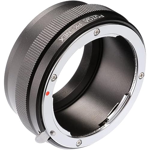 Qukaim Fotga PK-NEX Adapterring für PK K Mount Objektiv an NEX E-Mount Kamera, kompatibel mit NEX-3, NEX-5, NEX-6, NEX-7, Digitalkamera Accory Qukaim Fotga PK-NEX Adapterring für PK K Mount Objektiv an NEX E-Mount Kamera, kompatibel mit NEX-3, NEX-5, NEX-6, NEX-7, Digitalkamera Accory von Qukaim