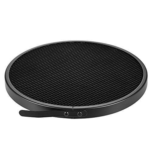 Qukaim Fotostudio-Kammgitter, 16,8 cm, 30 Grad, für 17,8 cm Standard-Reflektor-Diffusor-Lampenschirm, kompatibel mit Kamera-Zubehör und Fotoausrüstung Qukaim Fotostudio-Kammgitter, 16,8 cm, 30 Grad, für 17,8 cm Standard-Reflektor-Diffusor-Lampenschirm, kompatibel mit Kamera-Zubehör und Fotoausrüstung von Qukaim