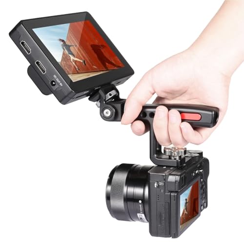 Qukaim Mini-Metall-Griff oben, Aluminium-Legierung, Kamera-Handgriff mit Kaltschuh-Halterung und 1/4-Zoll-Schraubenlöchern für Canon-Nikon-DSLR-Kamera Qukaim Mini-Metall-Griff oben, Aluminium-Legierung, Kamera-Handgriff mit Kaltschuh-Halterung und 1/4-Zoll-Schraubenlöchern für Canon-Nikon-DSLR-Kamera von Qukaim