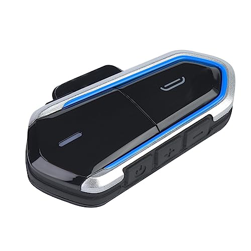 Qukaim Motorradhelm Wirel Bluetooth Kopfhörer Headset, Hände Telefonieren, leichtes Design, kompatibel mit den meisten Helmen, ideal für Fahrer von Qukaim
