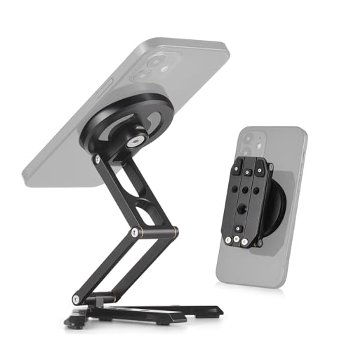Qukaim Multifunktionale magnetische Desktop-Telefonhalterung, faltbarer Stativhalter für 15/14/13/12 Serie und Android-Handys, kompaktes magnetisches Design, verstellbarer Winkel Qukaim Multifunktionale magnetische Desktop-Telefonhalterung, faltbarer Stativhalter für 15/14/13/12 Serie und Android-Handys, kompaktes magnetisches Design, verstellbarer Winkel von Qukaim