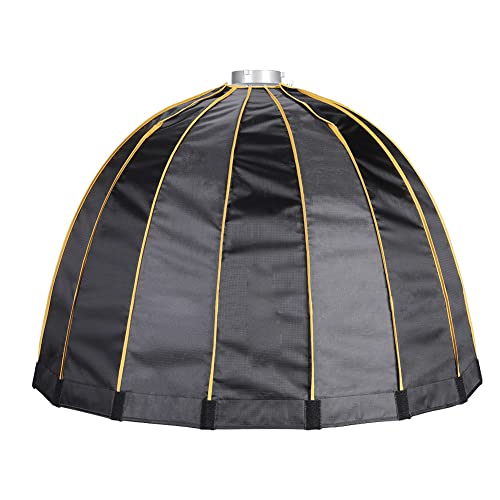 Qukaim NiceFoto 90 cm professionelle faltbare Foto-Softbox, Softbox mit Gitter (B), Foto-Zubehör für Taschenlampe, tragbares Design, ideal für den Studiogebrauch von Qukaim