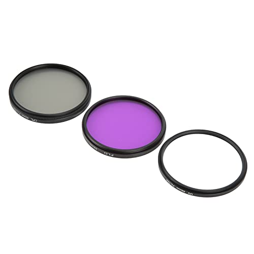 Qukaim Objektiv Filter Kit UV Schutz FLD Lila Filter CPL Polarisator Set für SLR Digitalkamera 62mm Aluminiumlegierung Camera Accory Qukaim Objektiv Filter Kit UV Schutz FLD Lila Filter CPL Polarisator Set für SLR Digitalkamera 62mm Aluminiumlegierung Camera Accory von Qukaim