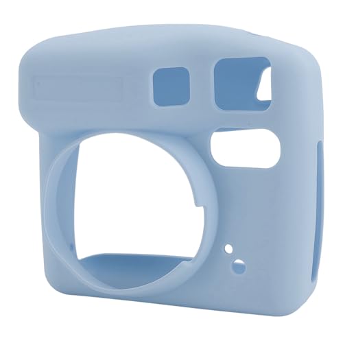 Qukaim Sofortbildkamera-Schutzhülle aus Silikon, sturzfeste Softshell-Hülle in reiner Farbe, blau, kompatibel mit SE, Kamera-Accories, leichtes Design Qukaim Sofortbildkamera-Schutzhülle aus Silikon, sturzfeste Softshell-Hülle in reiner Farbe, blau, kompatibel mit SE, Kamera-Accories, leichtes Design von Qukaim