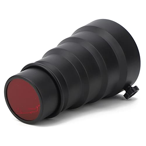 Qukaim Taschenlampen-Set, konisches Snoot-Set, 5 Farbfilter für Fotografie-Lichter unter 250 W, inklusive konischem Snoot und Zellnetz, ideal für Lichteffekte Qukaim Taschenlampen-Set, konisches Snoot-Set, 5 Farbfilter für Fotografie-Lichter unter 250 W, inklusive konischem Snoot und Zellnetz, ideal für Lichteffekte von Qukaim