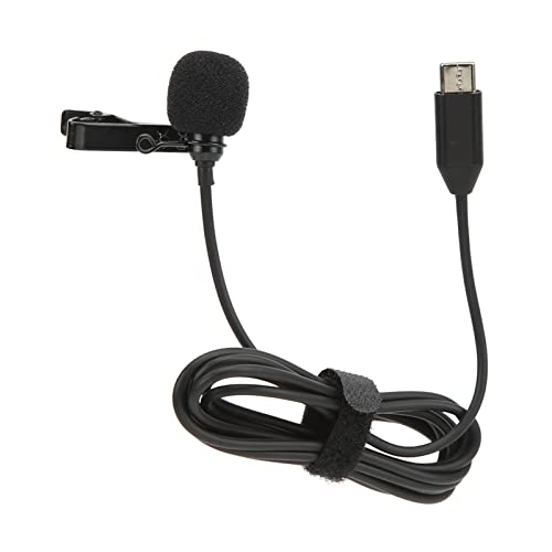 Qukaim Typ C Lavalier-Mikrofon, HiFi-Sound Geräuschunterdrückung, Ansteckmikrofon, omnidirektionales Mikrofon für ONE X2, professionelle Aufnahme, kompaktes Design Qukaim Typ C Lavalier-Mikrofon, HiFi-Sound Geräuschunterdrückung, Ansteckmikrofon, omnidirektionales Mikrofon für ONE X2, professionelle Aufnahme, kompaktes Design von Qukaim