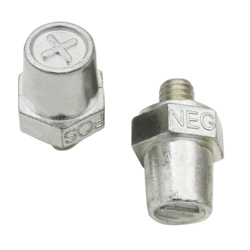 Qumiuu Batterie -Post -Adapter, Batterie nach Angriffen - Positive Negative Batterieklemmen Anschlüsse Seite Post,Pack von 2, Lead -Legierungs -Ladeanschluss für Scooter, Autozubehör Qumiuu Batterie -Post -Adapter, Batterie nach Angriffen - Positive Negative Batterieklemmen Anschlüsse Seite Post,Pack von 2, Lead -Legierungs -Ladeanschluss für Scooter, Autozubehör von Qumiuu
