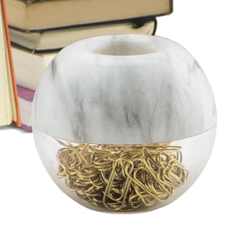 Qumiuu Magnetpapierklammernhalter, Magnetpapiercliphalter - Schreibtisch magnetischer Runde Papierklammerhalter | Memo -Lesezeichen -Spender, Desktop -Organisator mit Paperclip für Zuhause Qumiuu Magnetpapierklammernhalter, Magnetpapiercliphalter - Schreibtisch magnetischer Runde Papierklammerhalter | Memo -Lesezeichen -Spender, Desktop -Organisator mit Paperclip für Zuhause von Qumiuu