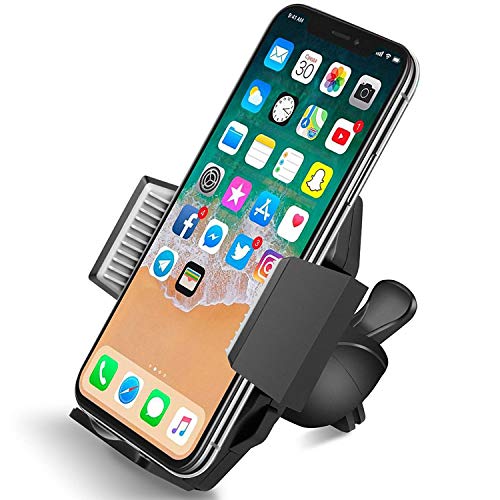 Quntis Handyhalter fürs Auto Lüftung, Neuste Klemme für bombenfester Halt, Universal KFZ Halterung für Phone Xs Max, XR, X, 8, 7, 6s, 6, Samsung Galaxy S10 S9 S8 S7 S6 S5 Huawei P20 HTC LG von Quntis