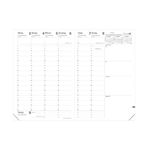 Quo Vadis Kalender Einlage Minister 16x24cm 015006Q von Quo Vadis Kalender