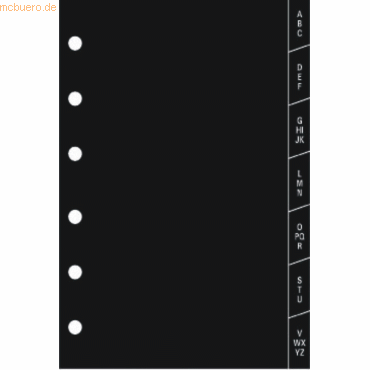 5 x Quo Vadis Timer PVC Register schwarz 12-teilig 81x126mm 5 x Quo Vadis Timer PVC Register schwarz 12-teilig 81x126mm von Quo Vadis