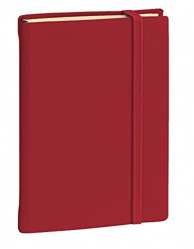 Quo Vadis - Kollektion: Silk CARNET 24 liniert mit Gummizug 16 x 24 cm - Bordeaux von Quo Vadis