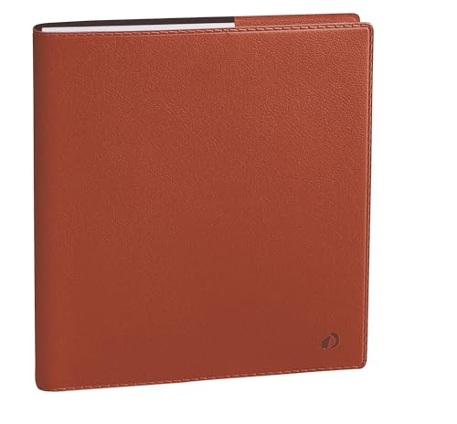 Quo Vadis 0141048Q Executiver Terminkalender italienischer Sprache Jahr 2025 Farbe Ziegelstein Format 16 x 16 cm Wochenansicht 13 Monate Dezember - Dezember weißes Papier mit Adressbuch und von Quo Vadis