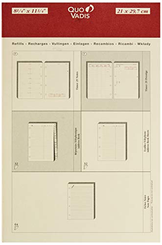 Quo Vadis 270004Q Timer 29 Notizen Kalender/Terminplaner für Refill fr S/F 21 x 29,7 cm 2013 in Französisch von Quo Vadis