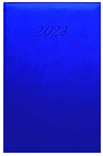 Quo Vadis 377007Q – Kalender 2023 – DAILY 24 BRAND – mehrsprachig – Farbe: Blau – A5 – 16 x 24 cm von Quo Vadis