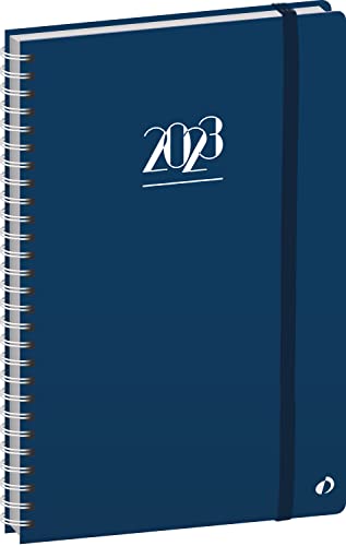 Quo Vadis 683207Q Terminplaner MINISTRO S Italienische Sprache Jahr 2023 Farbe Marineblau Format 16 x 24 cm Wochenkalender 13 Monate Dezember weißes Papier mit Spiralbindung, abnehmbarer Einband Oslo von Quo Vadis