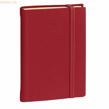 Quo Vadis Buchkalender Daily 21 13x21cm Silk rot 2024 von Quo Vadis