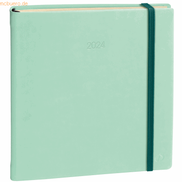 Quo Vadis Buchkalender Executif Prestige 16x16cm Silk wassergrün 2025 Quo Vadis Buchkalender Executif Prestige 16x16cm Silk wassergrün 2025 von Quo Vadis