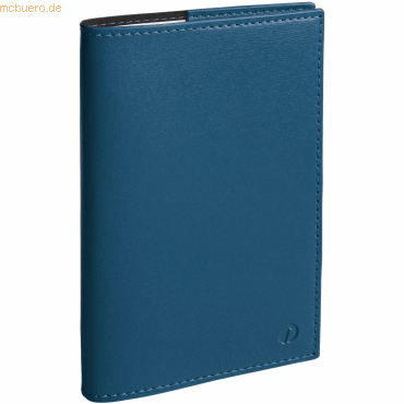 Quo Vadis Buchkalender Pre Prestige 21x27cm Soho stahlblau 2024 von Quo Vadis