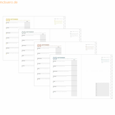 Quo Vadis Ersatzkalendarium Plan Note 15 15x21cm 2026 von Quo Vadis
