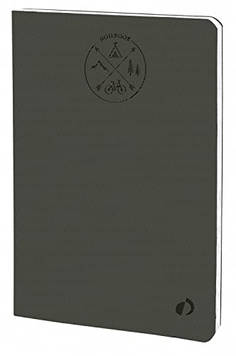 Quo Vadis Everest Notizbuch 21 liniert, 15 x 21 cm, Anthrazit von QUO VADIS