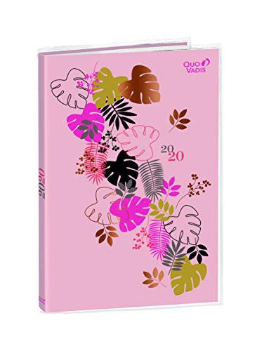 Quo Vadis Jungle Spirit MINISTRE Terminkalender, Wochenansicht, Jahr 2020, 16 x 24 cm, Blätter von Quo Vadis