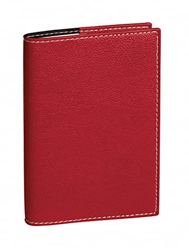 Quo Vadis - Kollektion: Club – Alphabetisches Verzeichnis 15 – weißes Papier – abnehmbarer Deckel nachfüllbar – Format 10 x 15 cm – Kirschrot von QUO VADIS