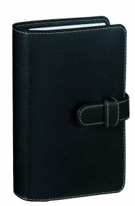 Quo Vadis – Kollektion: Club Time 21 Planing – Schreibtisch-Organizer – Wochenkalender – 15 x 21 cm – Ebenholzschwarz – Jahr 2022 – 2023 von EXACOMPTA