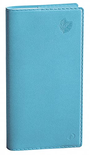 Quo Vadis - Kollektion: Equology ITALNOTE recycelt – Kalenderjahr – Wochenkalender – 8,8 x 17 cm – mehrsprachige Ausgabe – 13 Monate Dezember – Blau – Jahr 2023 von QUO VADIS