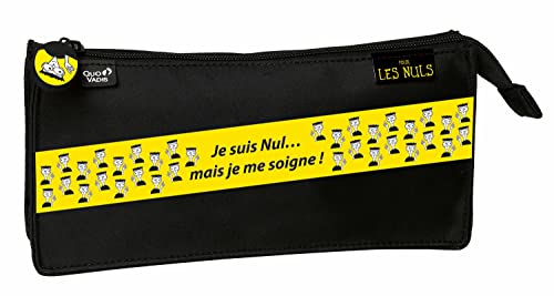 Quo Vadis - Kollektion: Pour les Dummies – Schuletui – 1 Fach zum Mitnehmen des Wesentlichen – robustes Material und Reißverschluss – kompaktes Format 23,5 x 11,5 cm – Nuls von Quo Vadis
