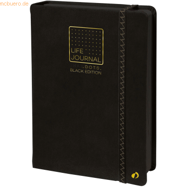 Quo Vadis Life Journal 21 Dot black Edition von Quo Vadis